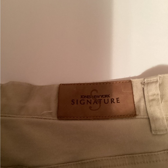 Jones New York signature Women's Tan pants 4 - Picture 4 of 7